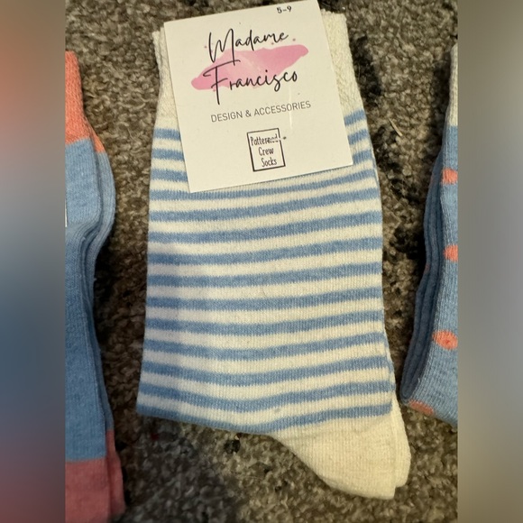 Cute blue design socks - Picture 4 of 5